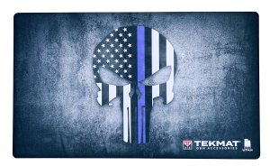 TekMat TEK42BLUELINE Blue Line Punisher Door Mat 25"x42" Rubber
