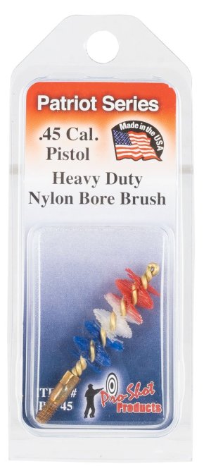 Pro-Shot PSP45 Patriot Series Bore Brush .45 Cal Pistol #8-32 Thread Nyl...