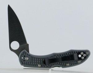 Spyderco Delica 4 Lightweight FRN Gray Flat Ground C11FPGY