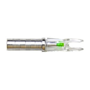 NuFletch IGNT-233-GRN Ignitor Nocks Green H 3pk Ultra LED Shot Activated