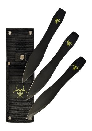 RUKO TK06A3B-CS 420A Steel 9In Double-Edged Throwing Knife