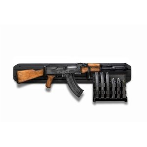 Tactical WALLS MINMOD RIFLE RACK W/MAG PACK HANGER FOR AR-308/AK-47