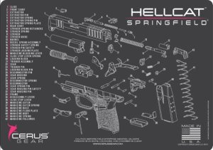 Cerus Gear Springfield Hellcat Schematic Pink Mat