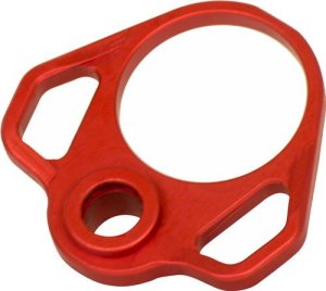 Odin Works PBTPLATERED AR-15 Ambidextrous QD Sling Plate Red Aluminum
