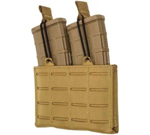 Military Armament Corporation RZR MOLLE Double Rifle Mag Pouch Coyote