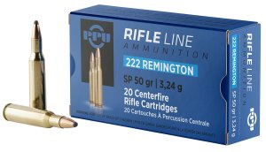 Prvi Partizan PP222 Standard Rifle .222 Remington 50gr SP 20 Rd