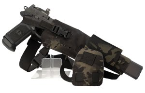 Cole-Tac Varmint Wrangler XL Chest Pistol Holder MultiCam Black Right Hand