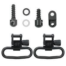 Grovtec Ruger 10/22 1.25In Quick Detach Swivel Set Black 1.25"
