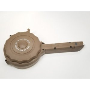 RWB Glock 9mm 50RD Tan Polymer Drum Magazine