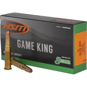 HSM 30-30 Win Ammo Sierra Pro-Hunter 170gr Bronze 20 Rds