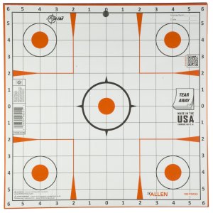 Allen EZ Aim 15333-100 12x12 Inch Target 100 Pack Self-Adhesive