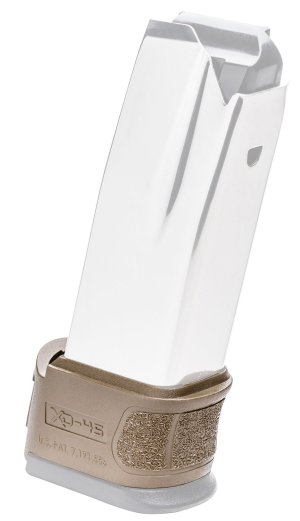 Springfield Armory XDG5007FDE XD Mod.2 Magazine Sleeve, Polymer, Flat Dark Earth, .45 ACP