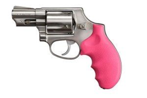 Hogue 67007 OverMolded Monogrip Pink Rubber Grip for Taurus 85 Series
