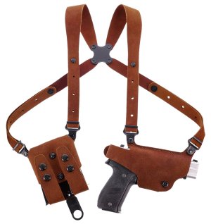 Galco CL2800R Classic Lite 2.0 Shoulder System Natural Leather Right Hand