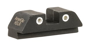 AmeriGlo GL8113R Tritium Rear Sight for Glock Gen 1-5 Green/White