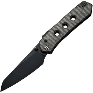 CIVIVI Vision FG Superlock 3.54 In Black Nitro-V Micarta C22036-3