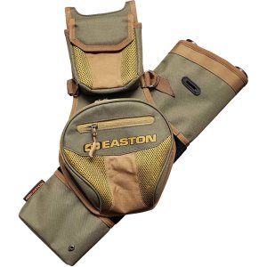 Easton 631428 Flipside 4-Tube Hip Quiver Ranger Green Dual-Handed Use