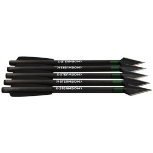 Steambow 642 Carbon Warbolts 5-Pack 6.2x162mm 11.3g Steel Point
