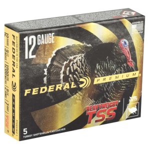 Federal PTSSX191F7 Premium TSS 12 Gauge, 3.50" Length, 2 1/4 oz Tungsten 7 Shot, 1200 fps, 5 Rounds