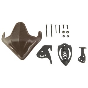 Skullhooker SKH-BB-SC-ASSY Skull Cap & Bone Bracket Combo Brown Steel Mount