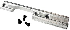 Crickett KSA031ALSS Scope Mount Kit 3/8" Aluminum Dovetail Silver