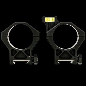 Hawkins Precision Ultra Light Tactical 1913 Picatinny 35mm Scope Rings with Offset Level Cap - HIGH