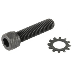 GSM Outdoors ATI AR-15/AR-10 Pistol Grip Screw & Star Lock Washer