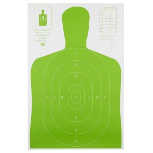 Action Target B27ELGR100 High-Visibility Silhouette Targets 100pk