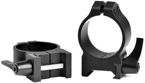 Warne 214LM Maxima QD 30mm Medium Vertical Rings Matte Black