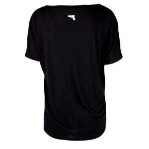 Glock Girl V-Neck Short Sleeve Shirt Black L