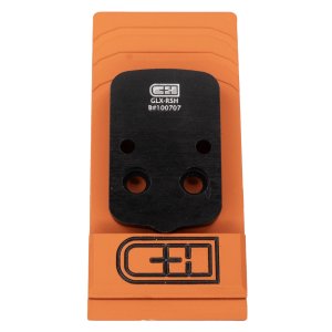 C&H Precision GLX-RSH V4 Optic Mount Plate Glock 43x/48 MOS Black