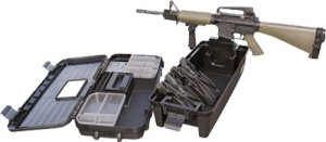 MTM Case-Gard Tactical Range Box with AR Rifle Mount Black