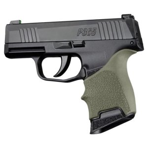 Hogue 18701 HandAll Beavertail Grip Sleeve OD Green Fits Sig Sauer P365