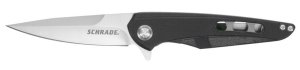 Schrade 1182623 Kinetic 3.13" Folding Knife AUS-8 G-10 Handle Black Blade