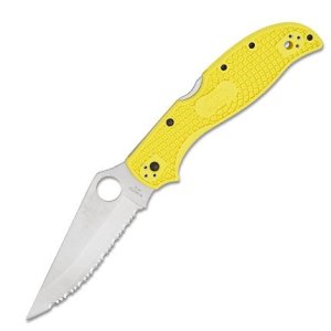 Spyderco C258SYL Stretch 2 XL Salt Yellow Lightweight Knife