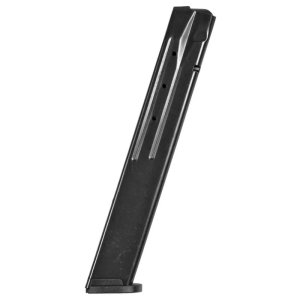 ProMag SIGA9 Blued Steel 32-Round 9mm Magazine - Sig Sauer P320, Heat-Treated Carbon Steel, USA Made