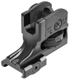 UTG MT950RS03 Super Slim Rear Sight, CNC Aluminum/Steel, Matte Black