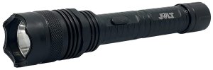 MSI Stun Gun Flashlight 2.4M Volt 6.75x1.41 In Compact Black