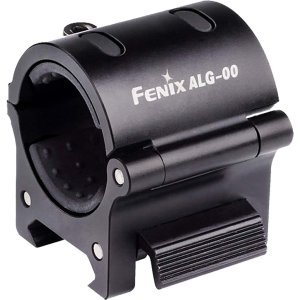 Fenix ALG-00 Flashlight Mount, Quick-Release, Adjustable 22.5-26mm, Black