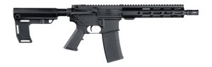 Andro Corp Industries 556105HBMPS ACI-15 Halo 5.56 NATO 30+1 10.50" Threaded Barrel, Black Anodized Aluminum Receiver w/Picatinny Rail, M-LOK Handguard, Black Polymer MPS, A2 Grip