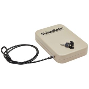 Hornady 752102325 SnapSafe XL Lock Box FDE, Steel, Keyed, TSA Approved