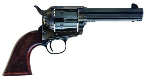 Cimarron Arizona Ranger 45LC 4.75" Barrel Checkered Walnut Revolver