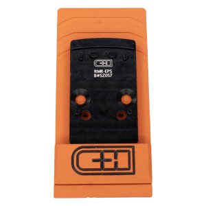 C&H Precision RMR-EPS V4 Optic Mount Plate, Anodized Black, 6061 Aluminum