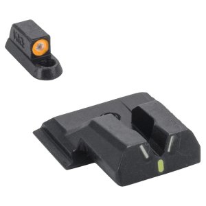Meprolight 417753131 Hyper Bright V-Sight Set S&W M&P Shield Green/Orange