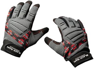 Black Rain Ordnance Tactical Gloves Black/Gray/Red XL