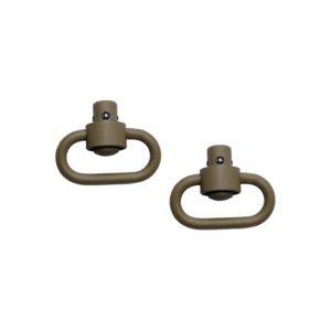 Grovtec GTSW253 Flat Dark Earth Push-Button Heavy Duty Swivel Set