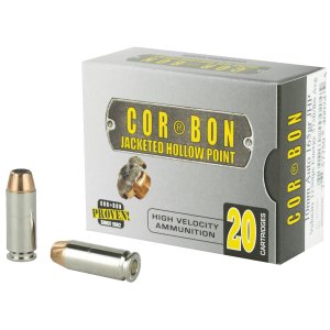 Corbon 10165 10MM 165 Grain JHP Ammo, 20 Rounds, Self Defense