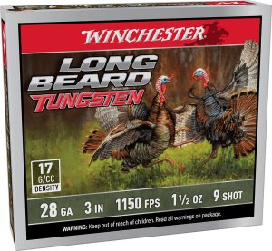 Winchester Long Beard Tungsten 28GA 3in 1-1/2oz #9 1150fps 5rd
