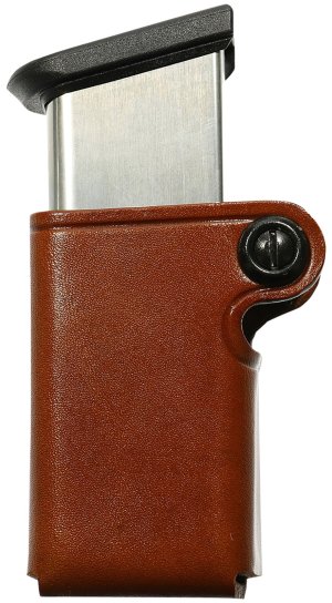 Galco SMC22 Single Mag Case Tan Leather 1.75" Belt Loop Ambidextrous