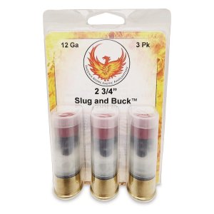 Personal Security Products PR-SLUG and BUCK 12 Gauge 2.75" 3-Rounds